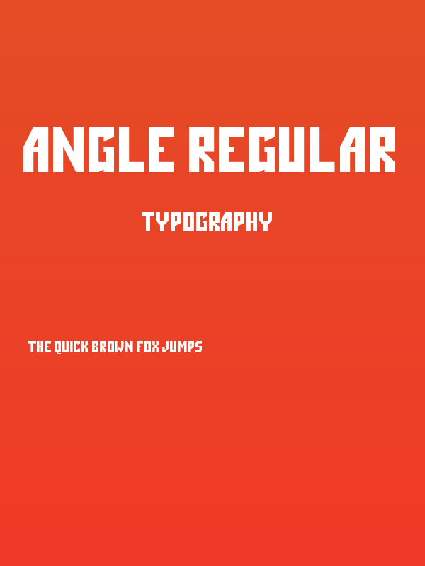 Angle Regular Poster