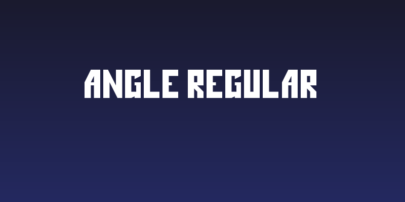 Angle Regular Social Header