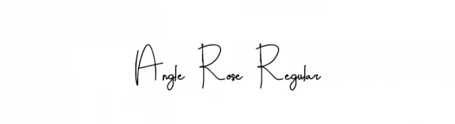 Angle Rose Regular  フリーフォントのダウンロード