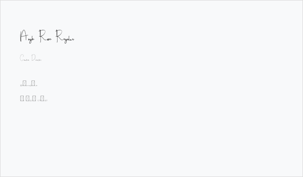 Angle Rose Regular Business Card