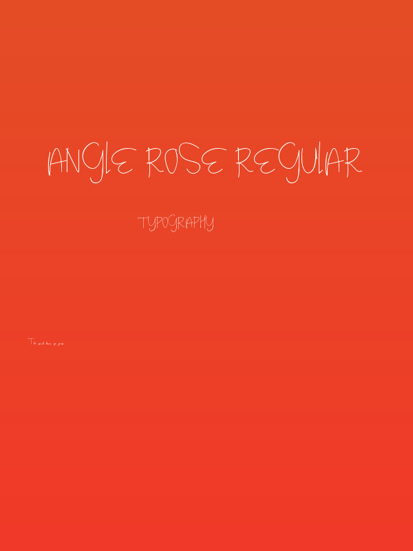 Angle Rose Regular Poster