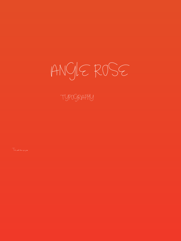 Angle Rose Poster
