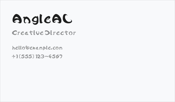 AngleAL Business Card