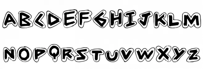 AngleStroke 字体 大写