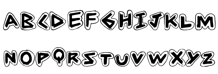 AngleStroke Font LOWERCASE