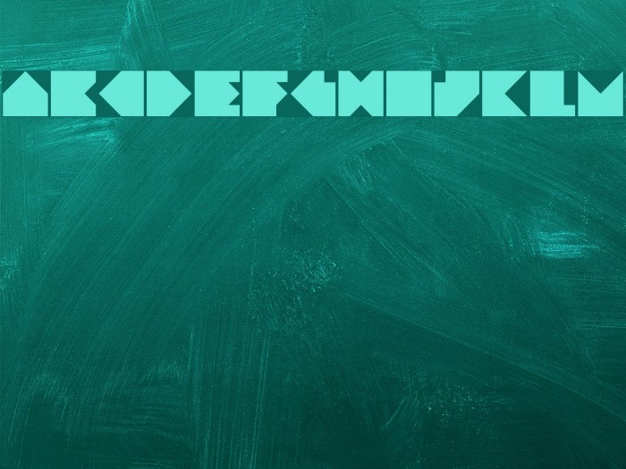 Angleblock Regular Font examples