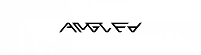 Angled  Frei Schriftart Herunterladen