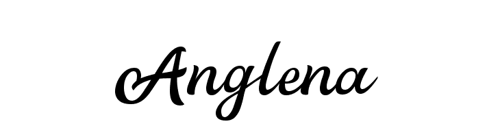 Anglena  免费字体下载