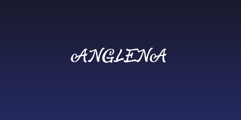 Anglena Social Header
