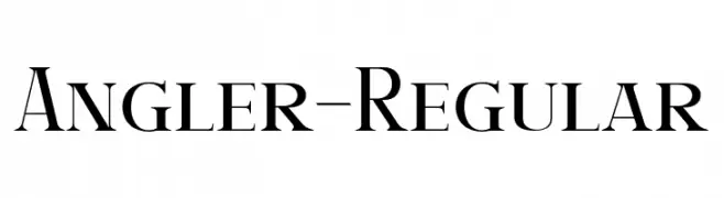 Angler-Regular  Frei Schriftart Herunterladen