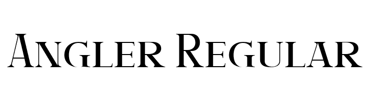 Angler Regular  font caratteri gratis