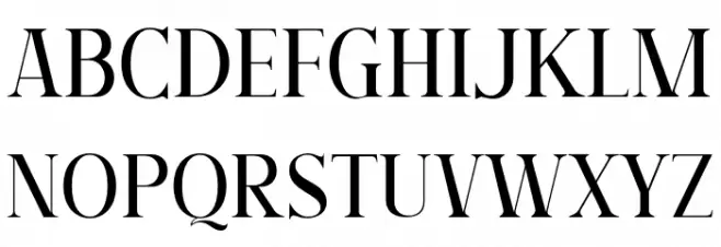 Angler-Regular Schriftart Groß
