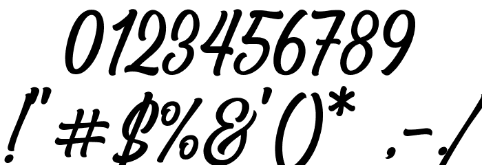 Angler Font OTHER CHARS