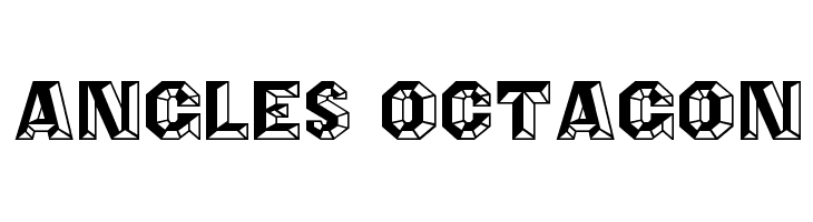 Angles Octagon Font