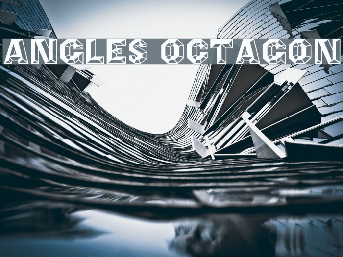 Angles Octagon Font examples