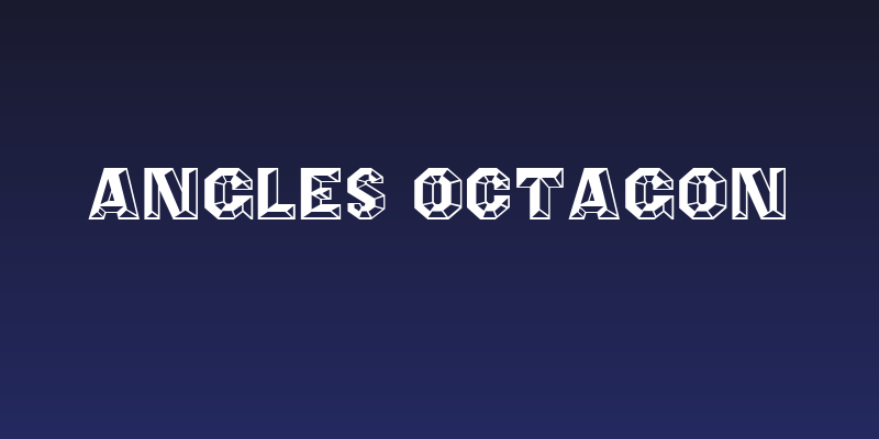 Angles Octagon Social Header