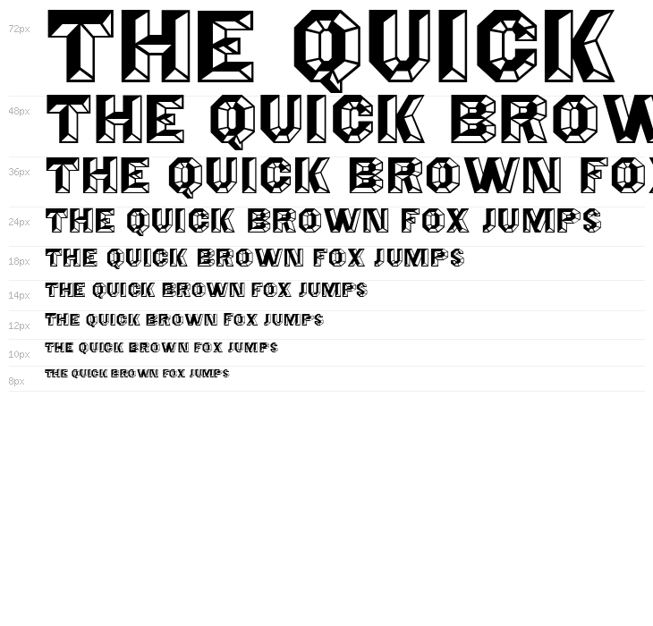 Angles Octagon Waterfall