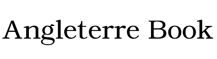 Angleterre Book Font