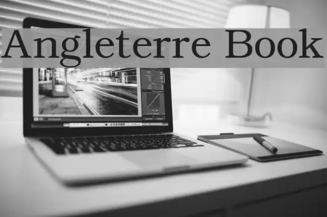 Angleterre Book Fonte examples