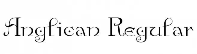 Anglican Regular  baixar fontes gratis
