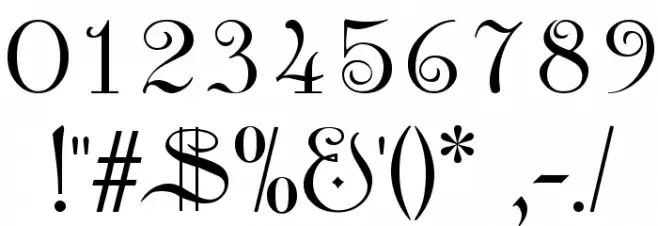 Anglican Regular Schriftart Anderer Schreiben