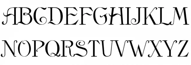 Anglican Regular Fonte MAIÚSCULAS