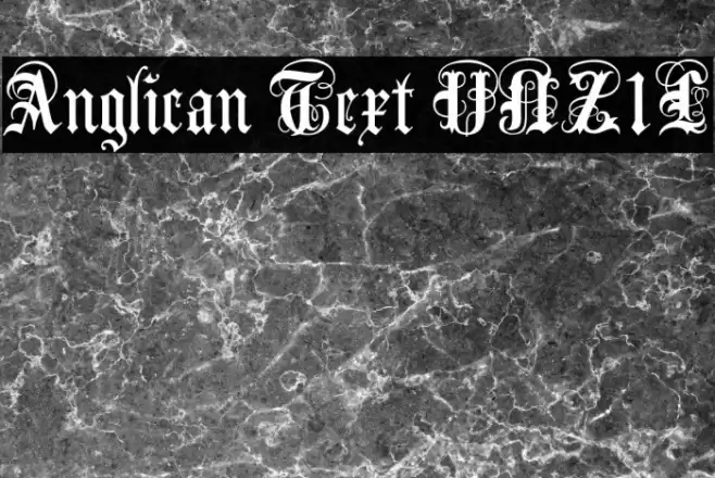 Anglican Text UNZ1L Font examples
