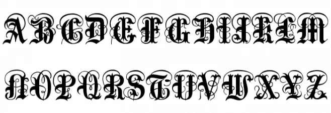 AnglicanText Schriftart Groß