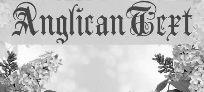AnglicanText Font examples