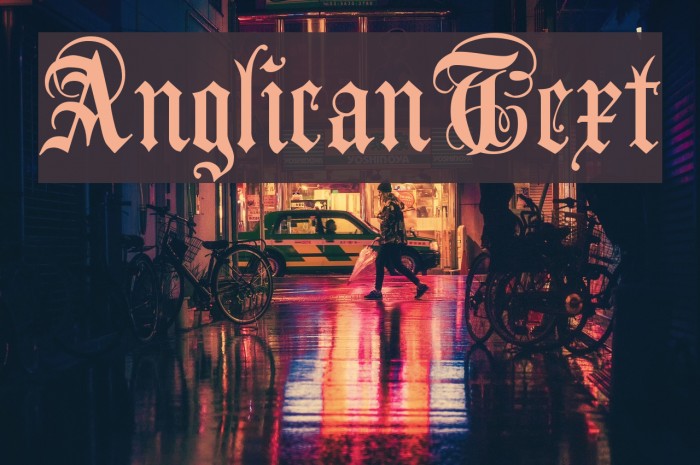 AnglicanText Font examples