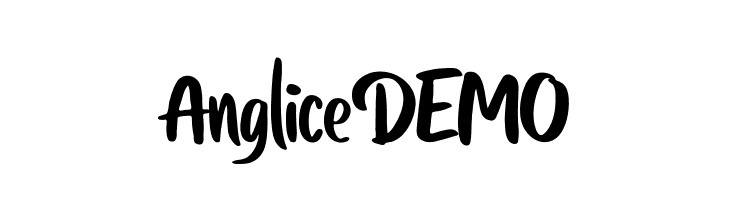 AngliceDEMO  免费字体下载