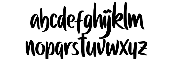 AngliceDEMO Font LOWERCASE