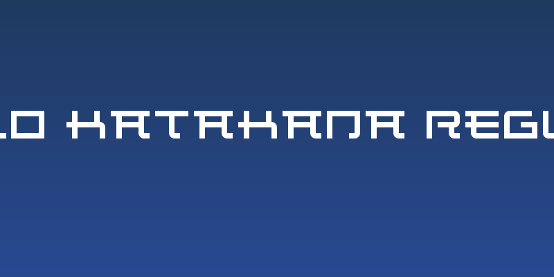 Anglo Katakana Regular Social Header