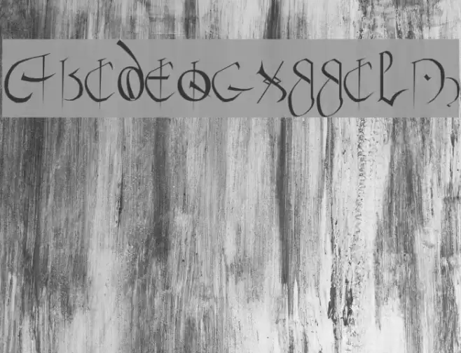 Anglo Sax Plain Font examples