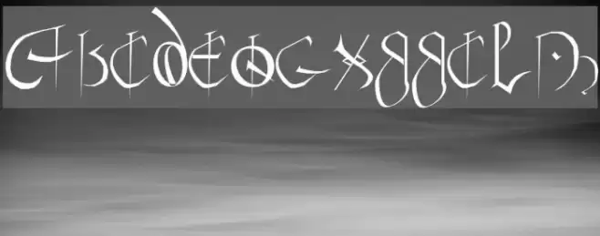 Anglo Sax Plain Font examples