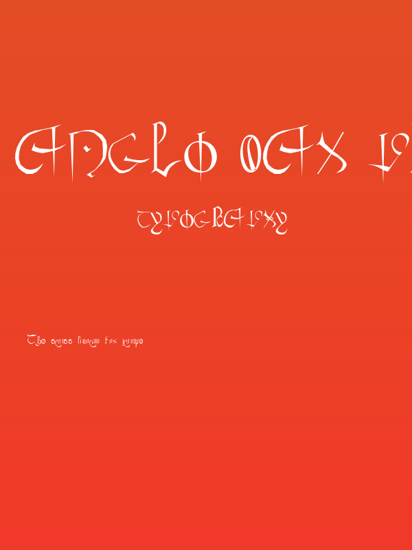 Anglo Sax Plain Poster