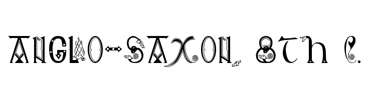 Anglo-Saxon, 8th c. Font