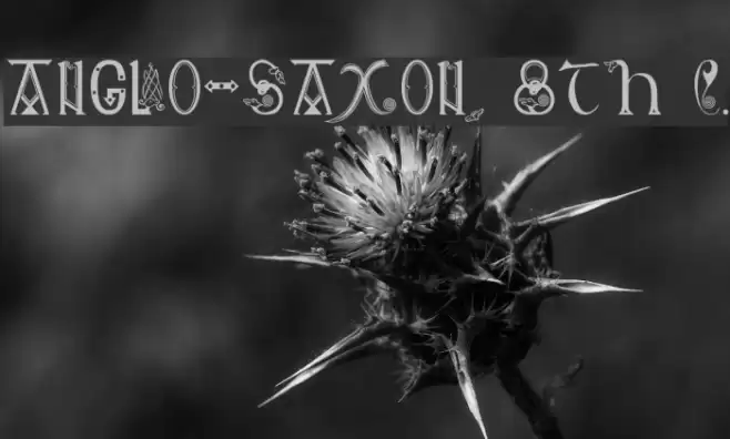 Anglo-Saxon, 8th c. Fuentes examples