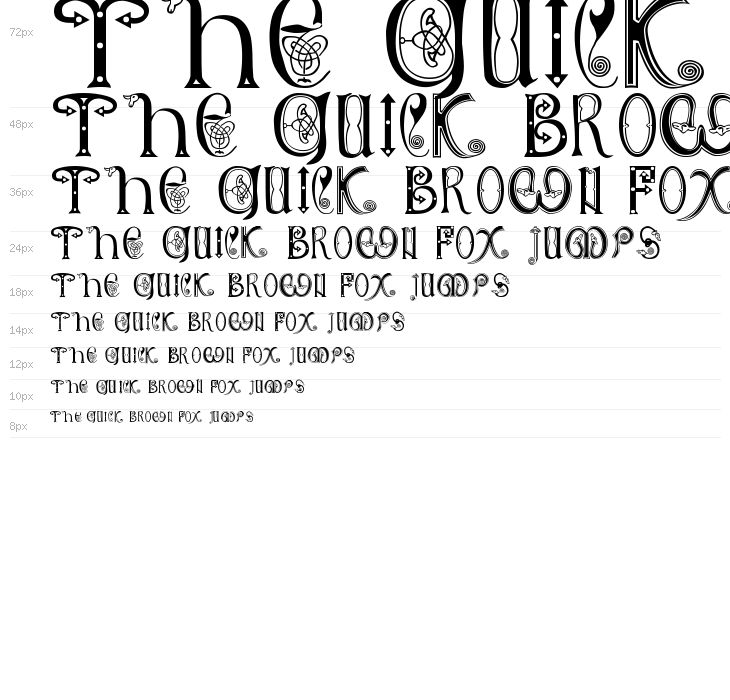 Anglo-Saxon, 8th c. Waterfall