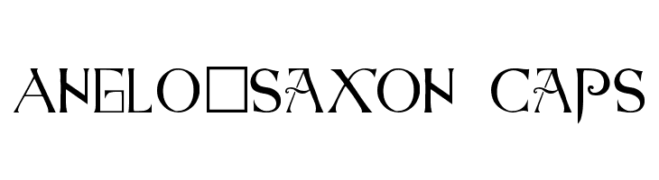 Anglo-Saxon Caps  Frei Schriftart Herunterladen