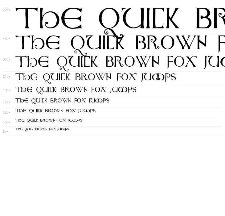 Anglo-Saxon Caps Waterfall