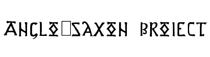 Anglo-Saxon Project  Free Fonts Download