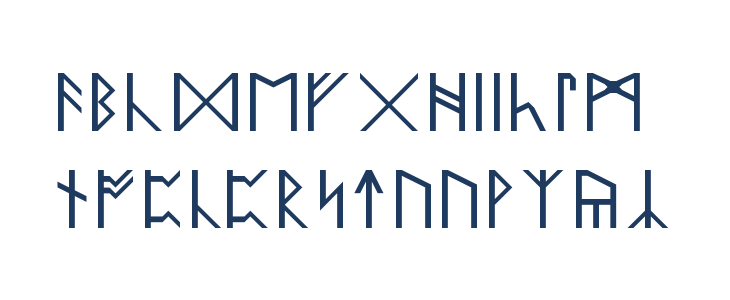 Anglo Saxon Runes Regular Lowercase