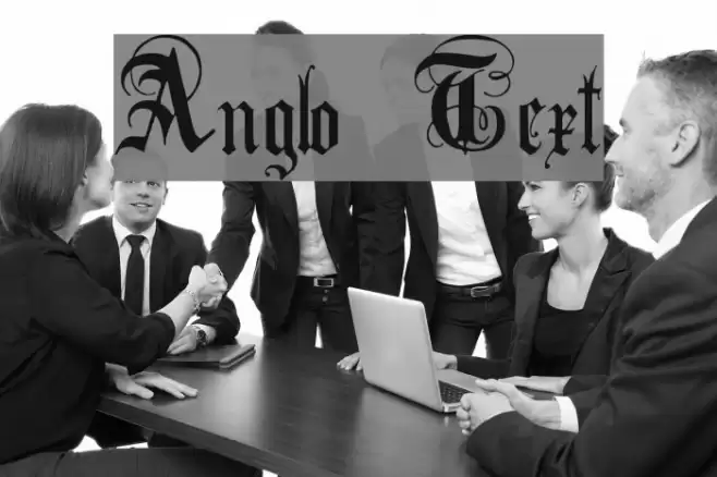 Anglo Text Fuentes examples
