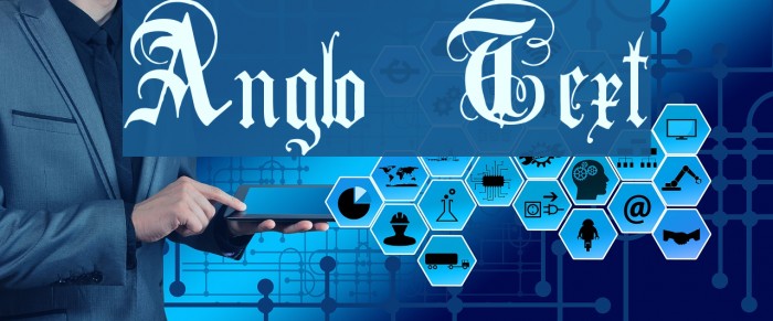 Anglo Text Font examples