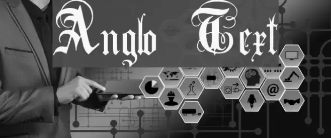 Anglo Text Fuentes examples
