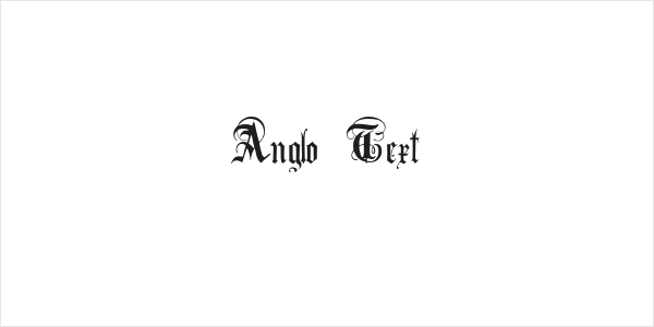 Anglo Text Logo