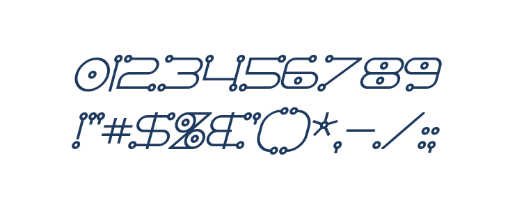 AngloCelestial Bold Italic Other Characters