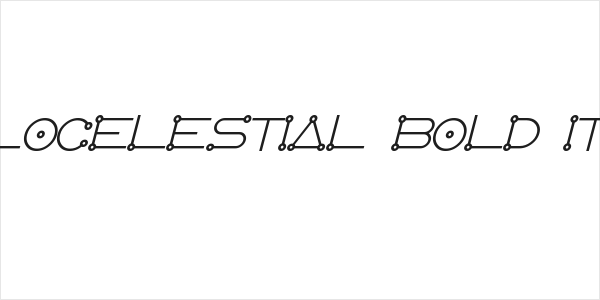 AngloCelestial Bold Italic Logo