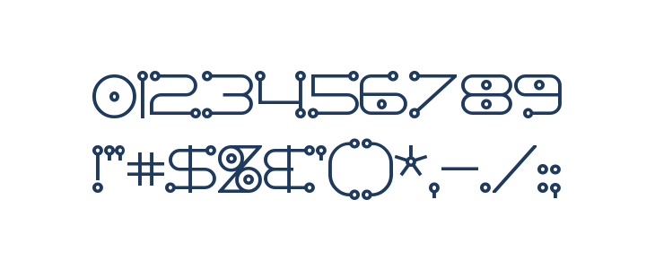 AngloCelestial Bold Other Characters